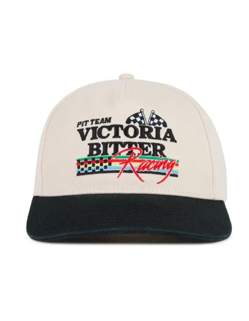 American Needle Victoria Bitter Surplus Pit Team Ivory/Black OSFM_4203