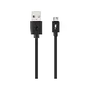 3SIXT - 3SIXT Charge & Sync Cable with Micro USB Connector | Black | 1m