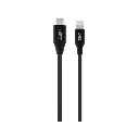 3SIXT - 3SIXT Charge & Sync Cable with USB-C to Lightning Connector | Black | 1m