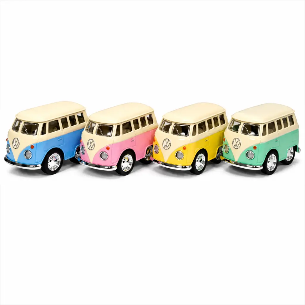 Diecast - Diecast Little VW Combi Van Pastel | 2"