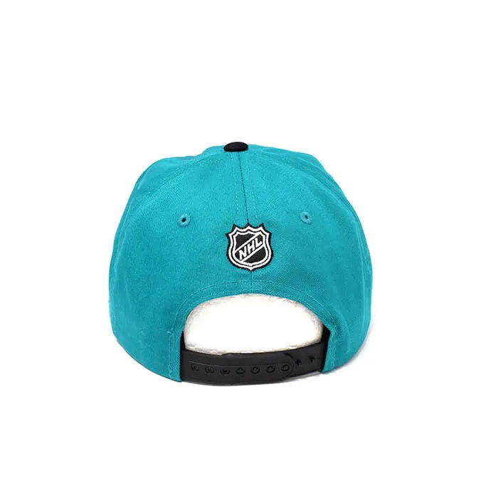 Mitchell & Ness - Mitchell & Ness Anaheim Ducks NHL Pinch Panel Collegiate Wave Teal/Black OSFM MJAN0418
