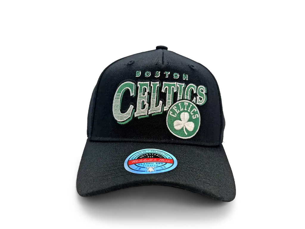 Mitchell & Ness - Mitchell & Ness Boston Celtics MVP Line Work Black OSFM