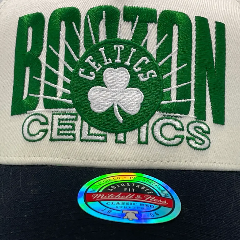 Mitchell & Ness - Mitchell & Ness Boston Celtics MVP Post Up Vintage White OSFM