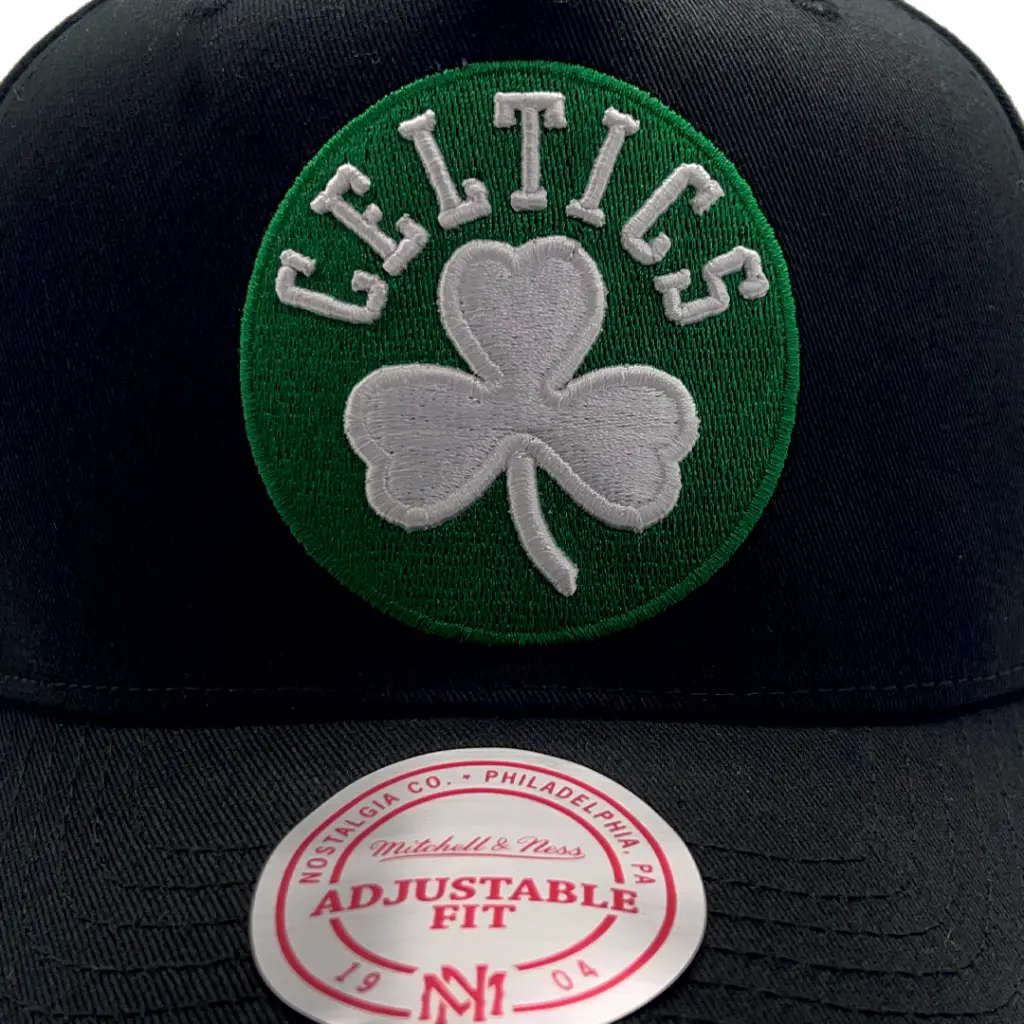 Mitchell & Ness Boston Celtics MVP Team Colour Logo Black OSFM_4583