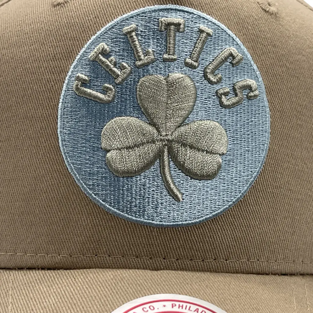 Mitchell & Ness - Mitchell & Ness Boston Celtics Pro-Crown Seasonal Core Khaki OSFM
