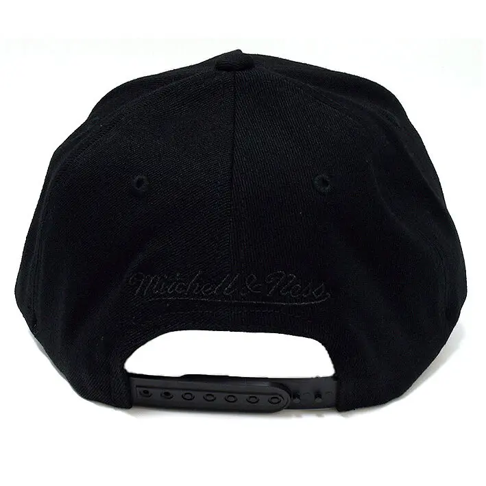 Mitchell & Ness - Mitchell & Ness Brooklyn Nets NBA Blk+Tm Clr Logo Redline Black OSFM MNBN20104