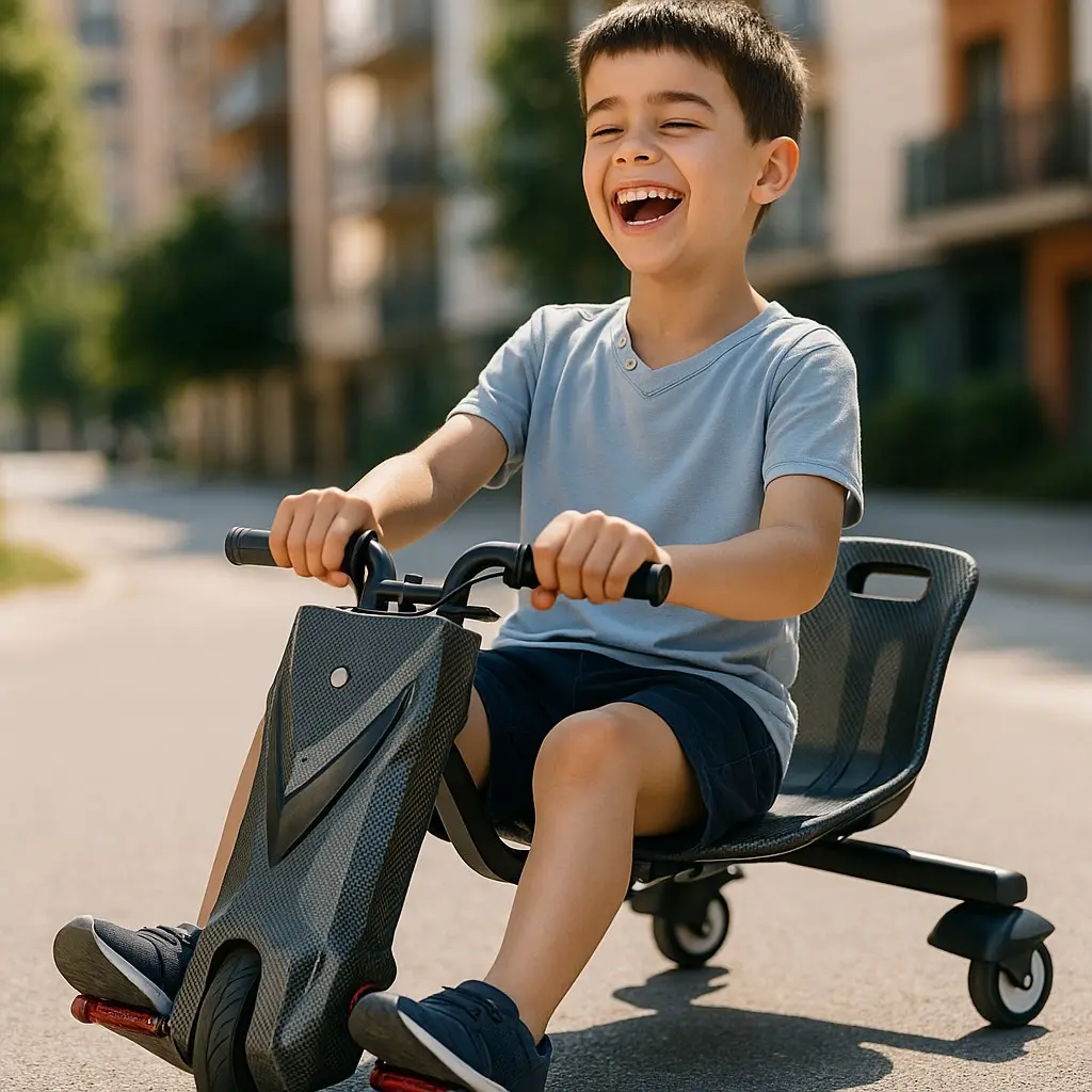 Electric Three-Wheel Drift Kart | Black | 36V Lithium Battery | 25 km/h_4697