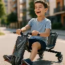 Electric Three-Wheel Drift Kart | Black | 36V Lithium Battery | 25 km/h_4697