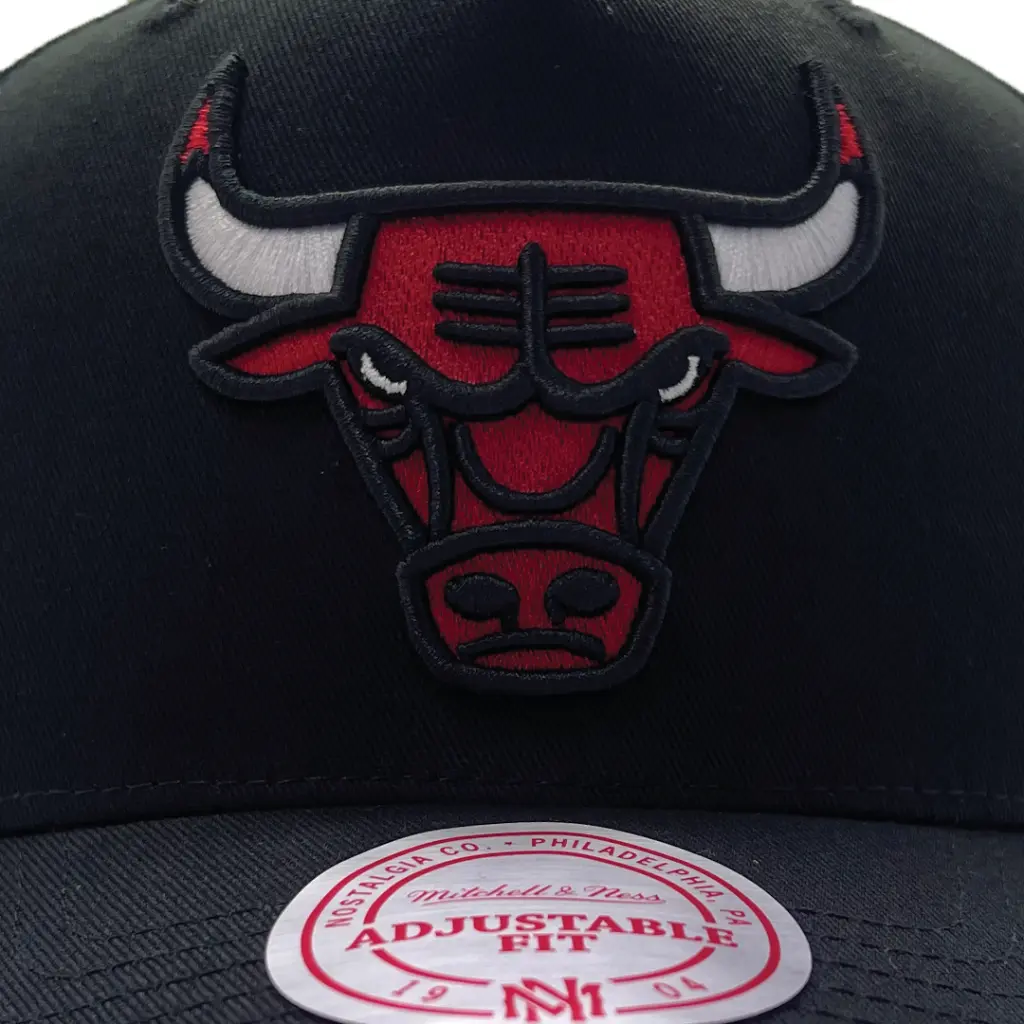 Mitchell & Ness Chicago Bulls MVP Team Colour Logo Black OSFM_4766