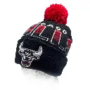 Mitchell & Ness - Mitchell & Ness Chicago Bulls NBA Script Burst Knit Black OSFM MNCG23069