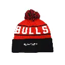 Mitchell & Ness - Mitchell & Ness Chicago Bulls NBA Team Pom Beanie Red OSFM MNCG20244