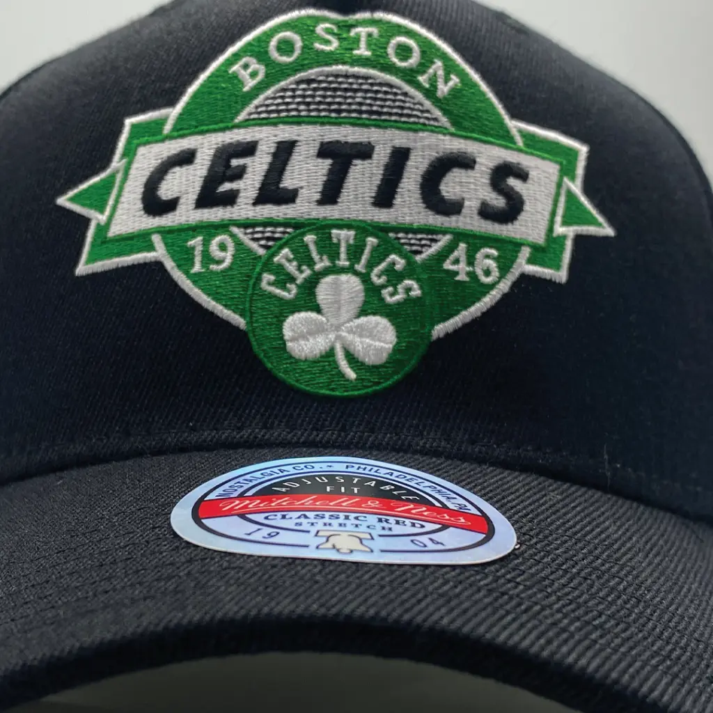 Mitchell & Ness - Mitchell & Ness Classic Red Boston Celtics NBA Point Guard Black OSFM MNBC23013