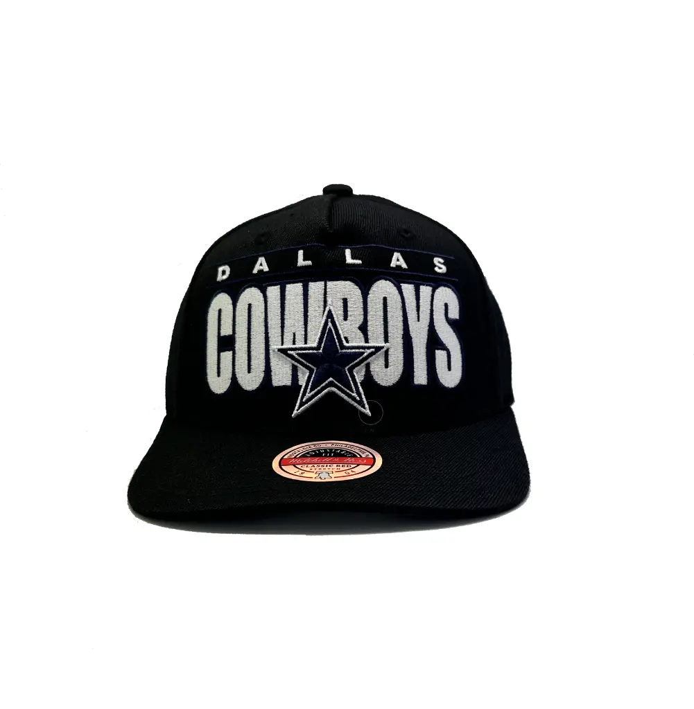 Mitchell & Ness Classic Red Dallas Cowboys Billboard 2.0 NFL Black OSFM MNDC22345_4897