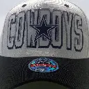 Mitchell & Ness Classic Red Dallas Cowboys NFL Bevel White Cream/Black OSFM MNDC1961_4898