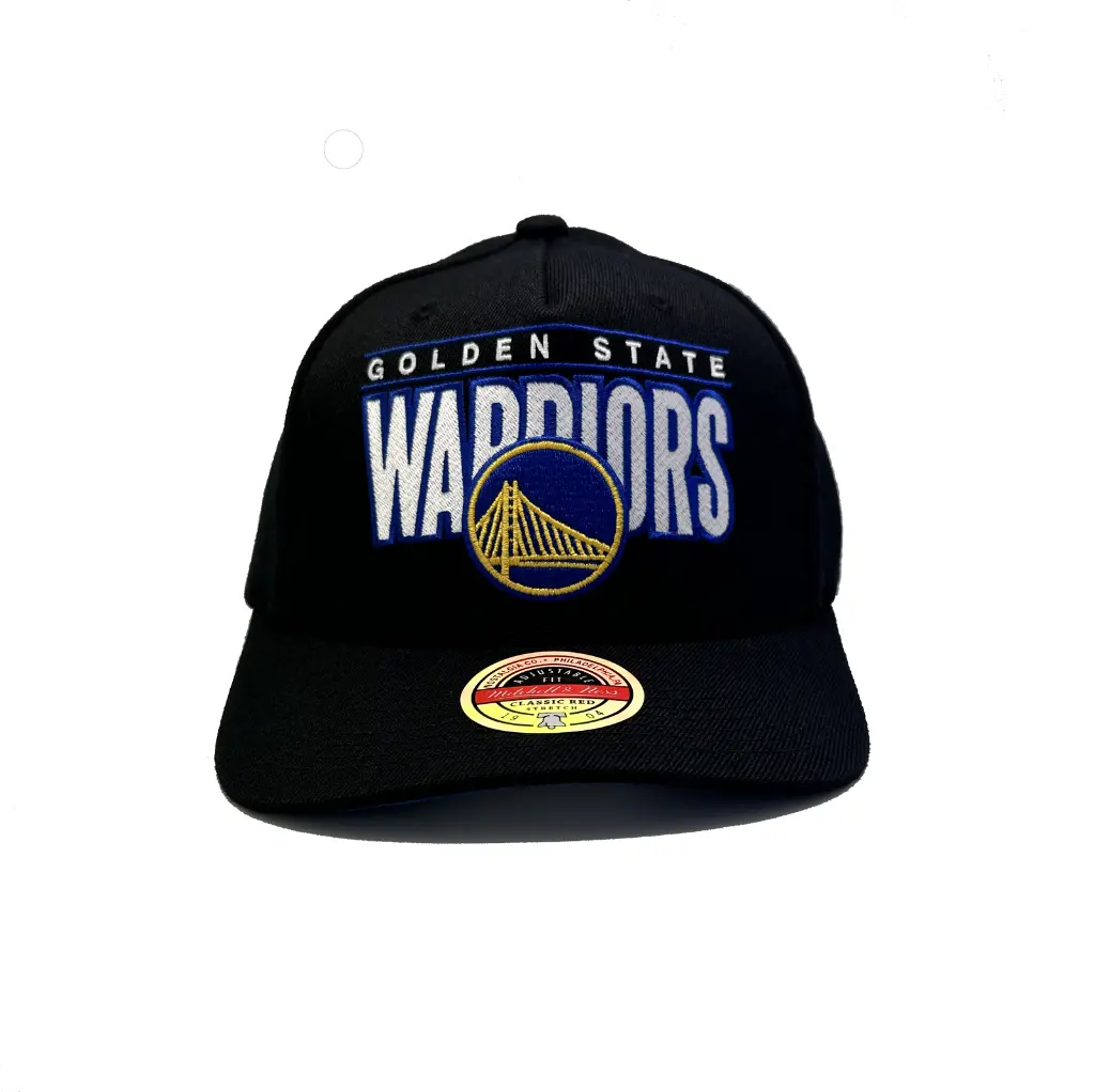 Mitchell & Ness - Mitchell & Ness Classic Red Golden State Warriors Billboard 2.0 NBA Black OSFM MNGW22347