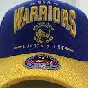 Mitchell & Ness - Mitchell & Ness Classic Red Golden State Warriors Headline Arch NBA Blue/Yellow OSFM MNGW22351