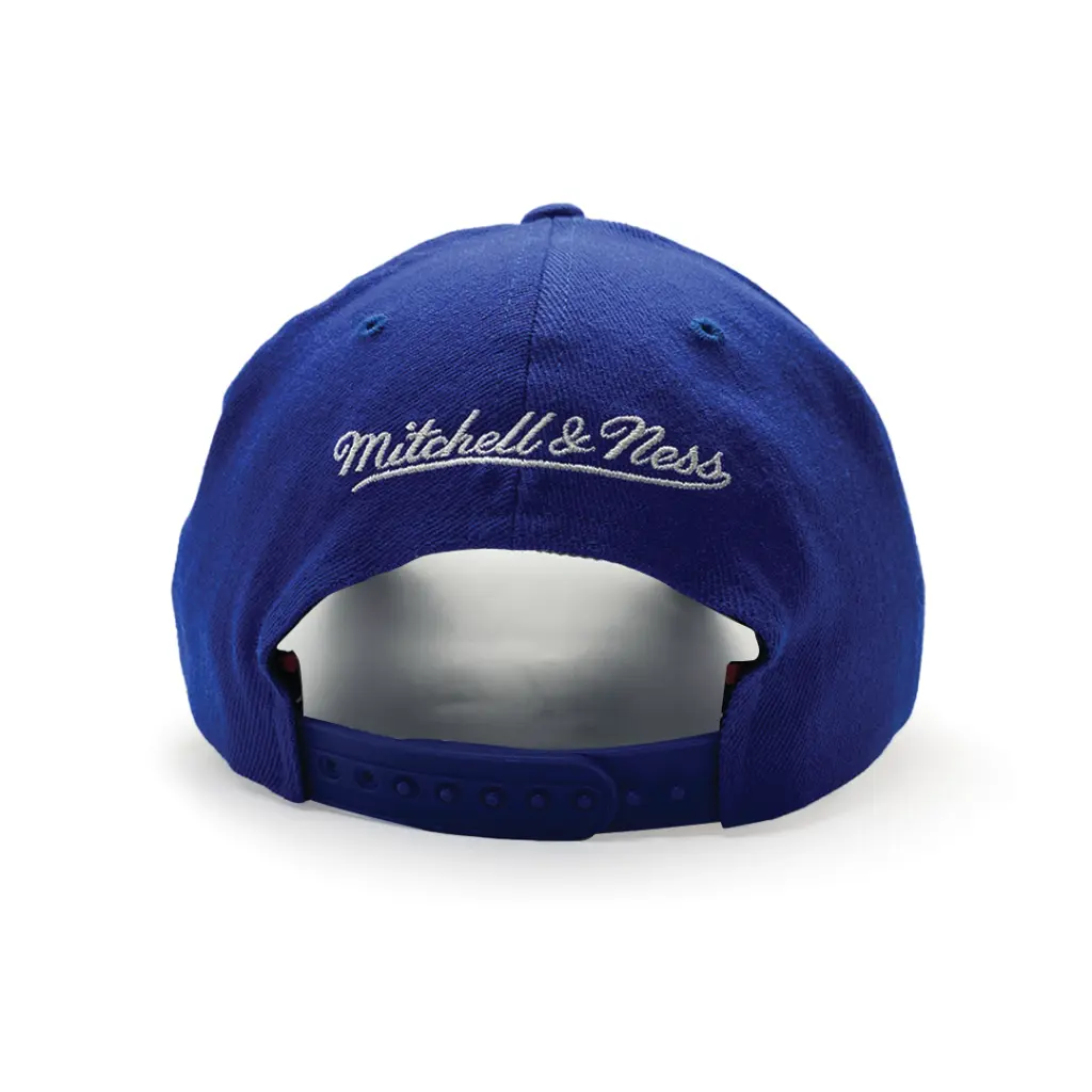 Mitchell & Ness - Mitchell & Ness Classic Red Golden State Warriors NBA Interlocked Blue OSFM MNGW23022