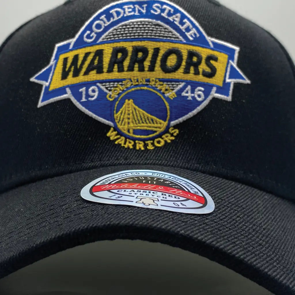 Mitchell & Ness - Mitchell & Ness Classic Red Golden State Warriors NBA Point Guard Black OSFM MNGW23013