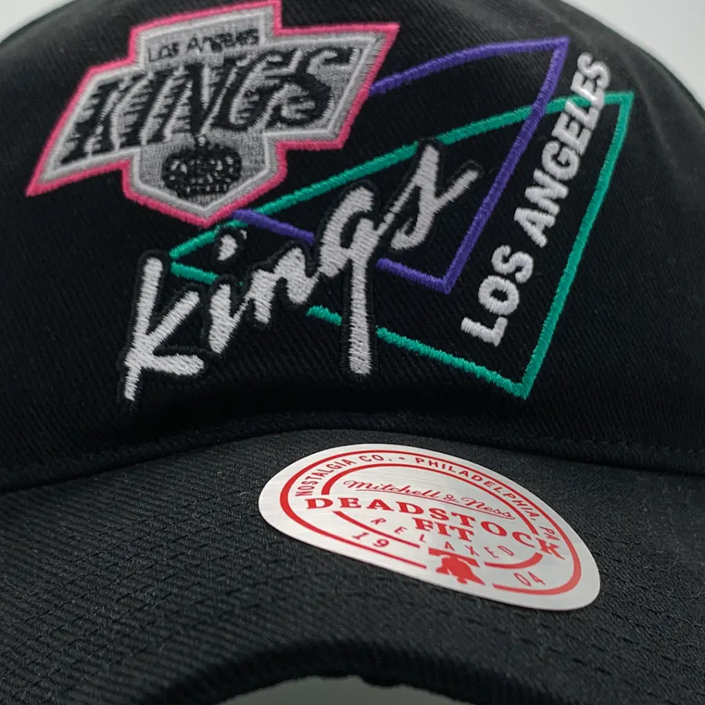 Mitchell & Ness - Mitchell & Ness Classic Red Los Angeles Kings Stanley Cup Finals Original NHL Black OSFM MNLK22009