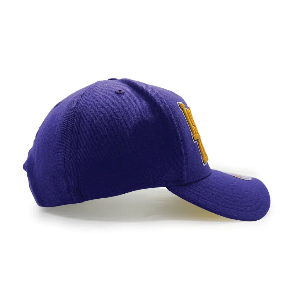 Mitchell & Ness - Mitchell & Ness Classic Red Los Angeles Lakers NBA Interlocked Purple OSFM MNLL23022