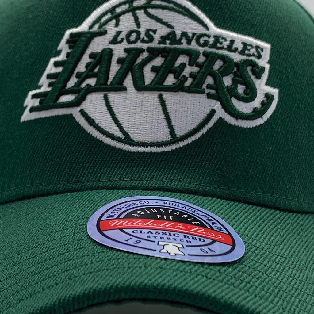 Mitchell & Ness Classic Red Los Angeles Lakers State Of Mind NBA Malachite Green OSFM MNLL22011_5134
