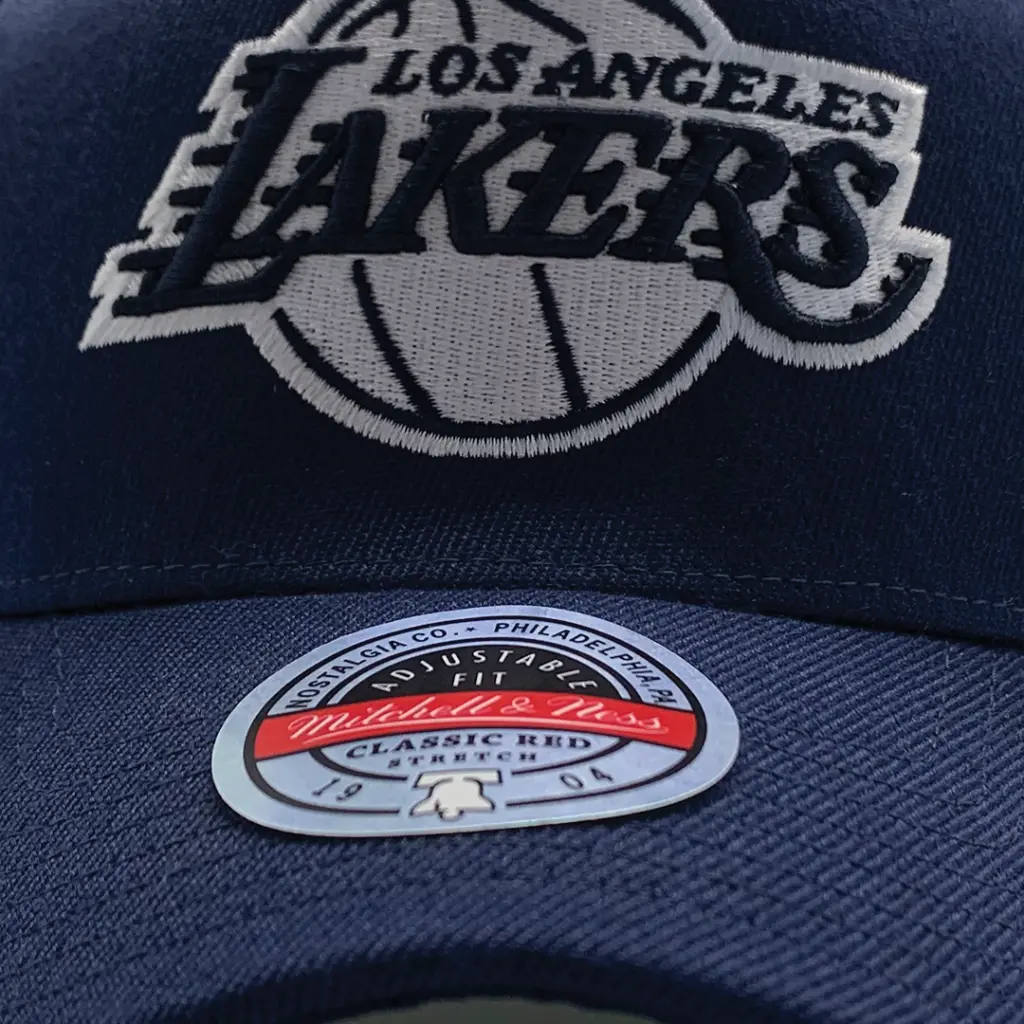 Mitchell & Ness Classic Red Los Angeles Lakers State Of Mind NBA Midnight Navy OSFM MNLL22011_5138