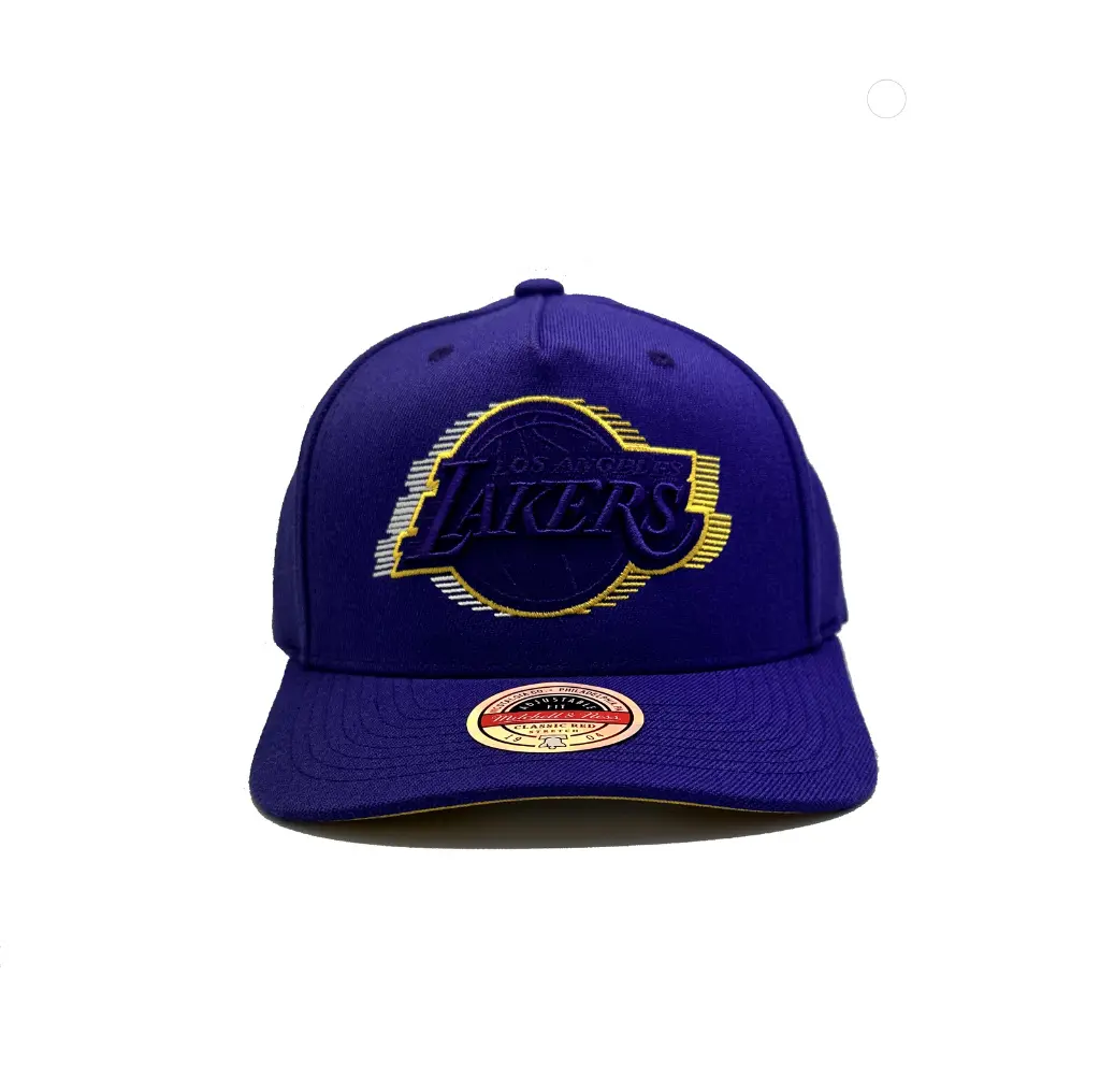 Mitchell & Ness - Mitchell & Ness Classic Red Los Angeles Lakers Team Colour Tri Slice NBA Purple OSFM MNLL22296