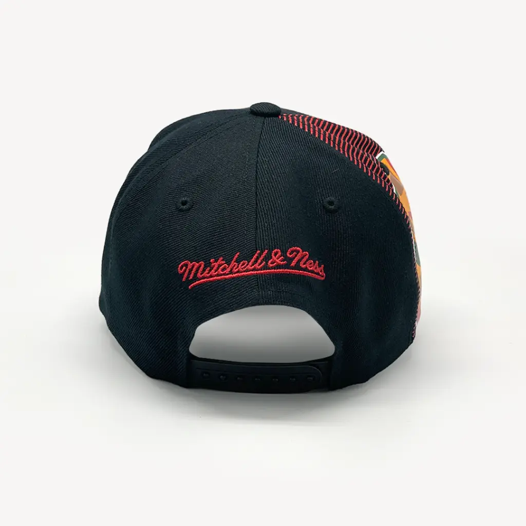 Mitchell & Ness - Mitchell & Ness Classic Red Seattle Supersonics Side Swipe OG NBA Black/Red OSFM MNSO22337