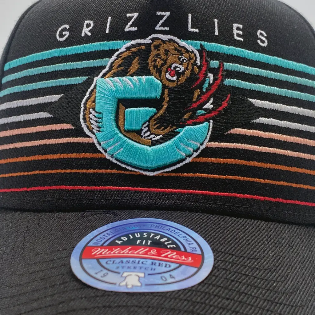 Mitchell & Ness Classic Red Vancouver Grizzlies NBA Gradient Black OSFM MNVG1909_5243