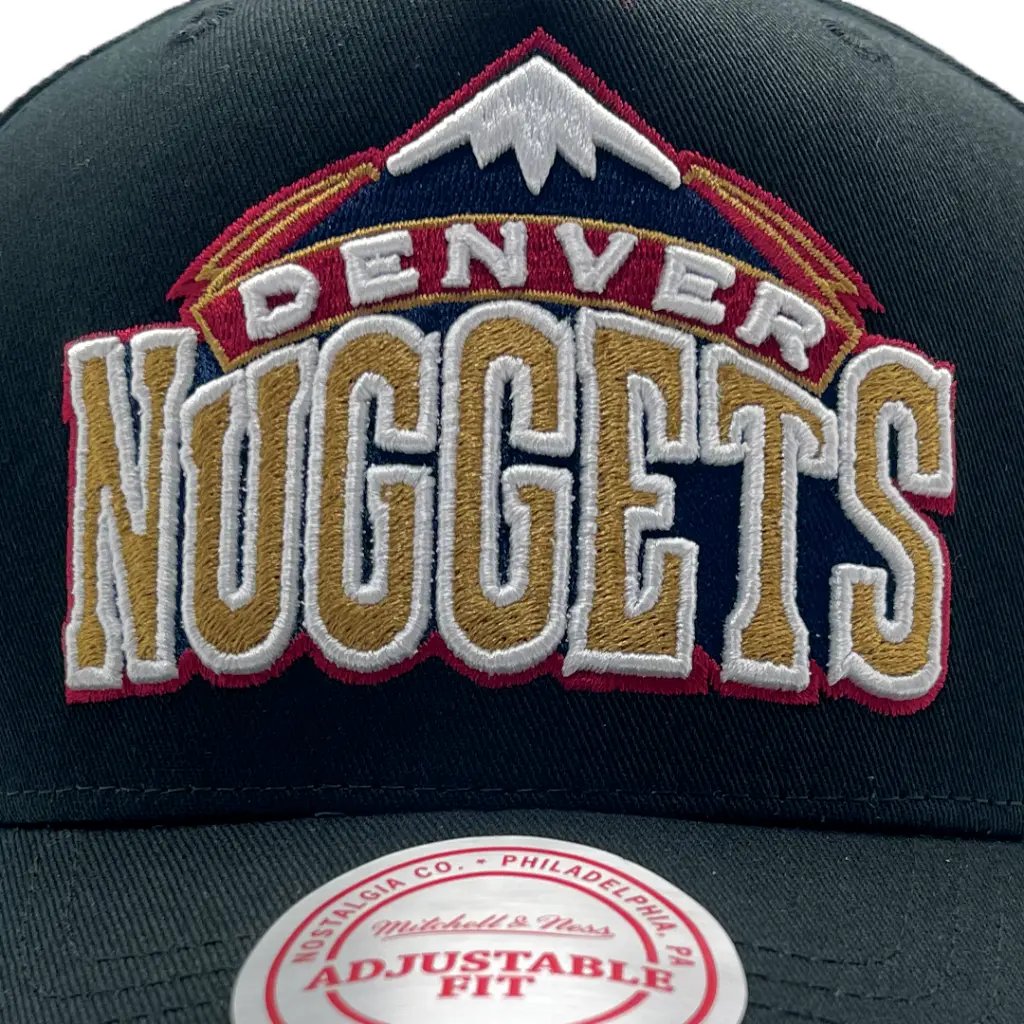 Mitchell & Ness - Mitchell & Ness Denver Nuggets NBA Team Colour Logo MVP Black OSFM MNDN2113