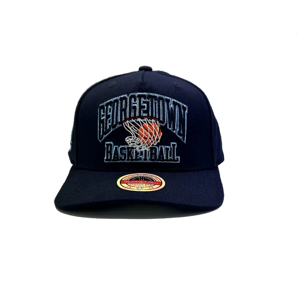 Mitchell & Ness - Mitchell & Ness Georgetown Hoyas NCAA Basketball Navy OSFM MNGU21259