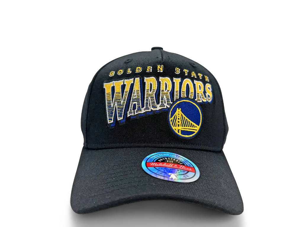 Mitchell & Ness - Mitchell & Ness Golden State Warriors MVP Line Work Black OSFM