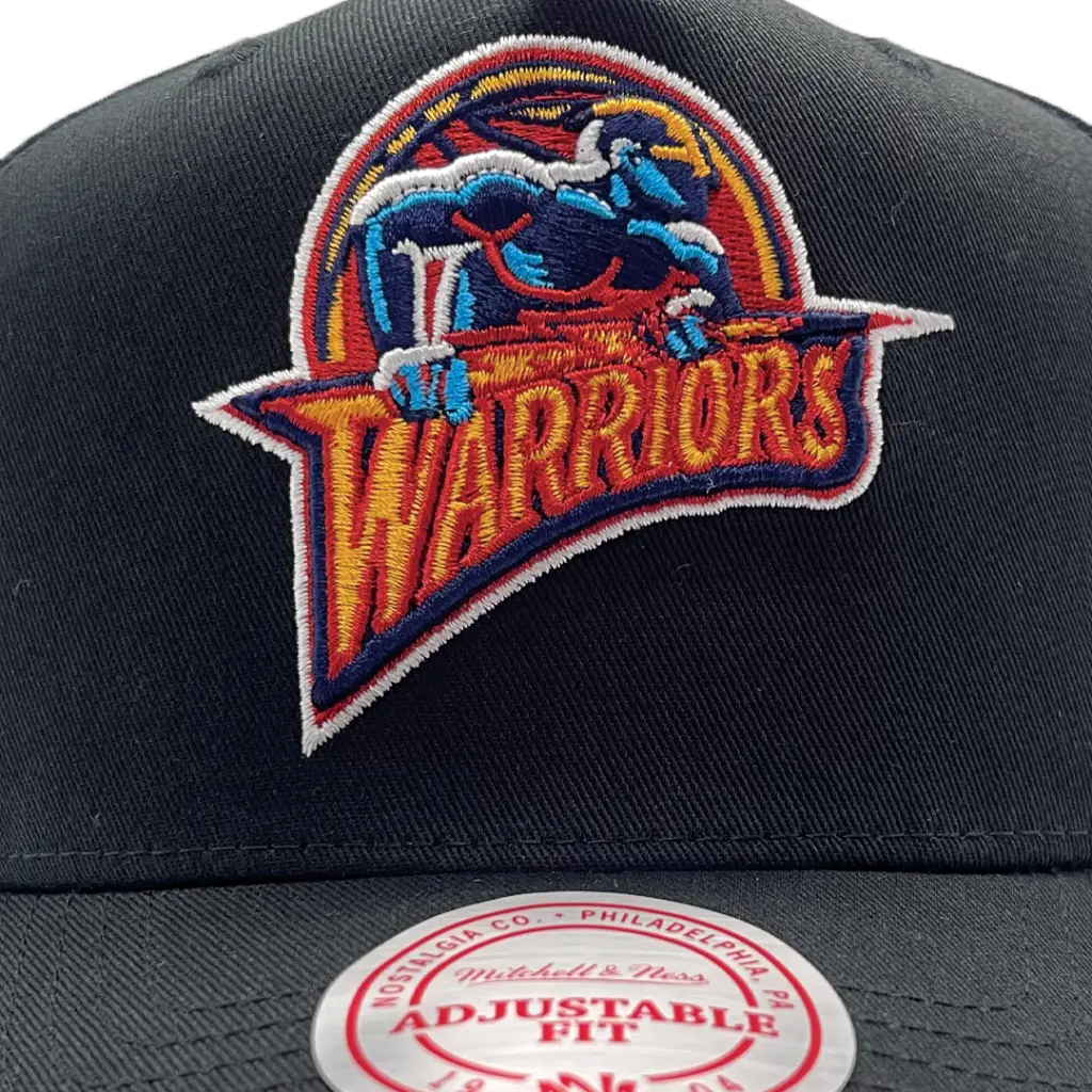 Mitchell & Ness Golden State Warriors MVP Team Colour Logo Black OSFM_5274