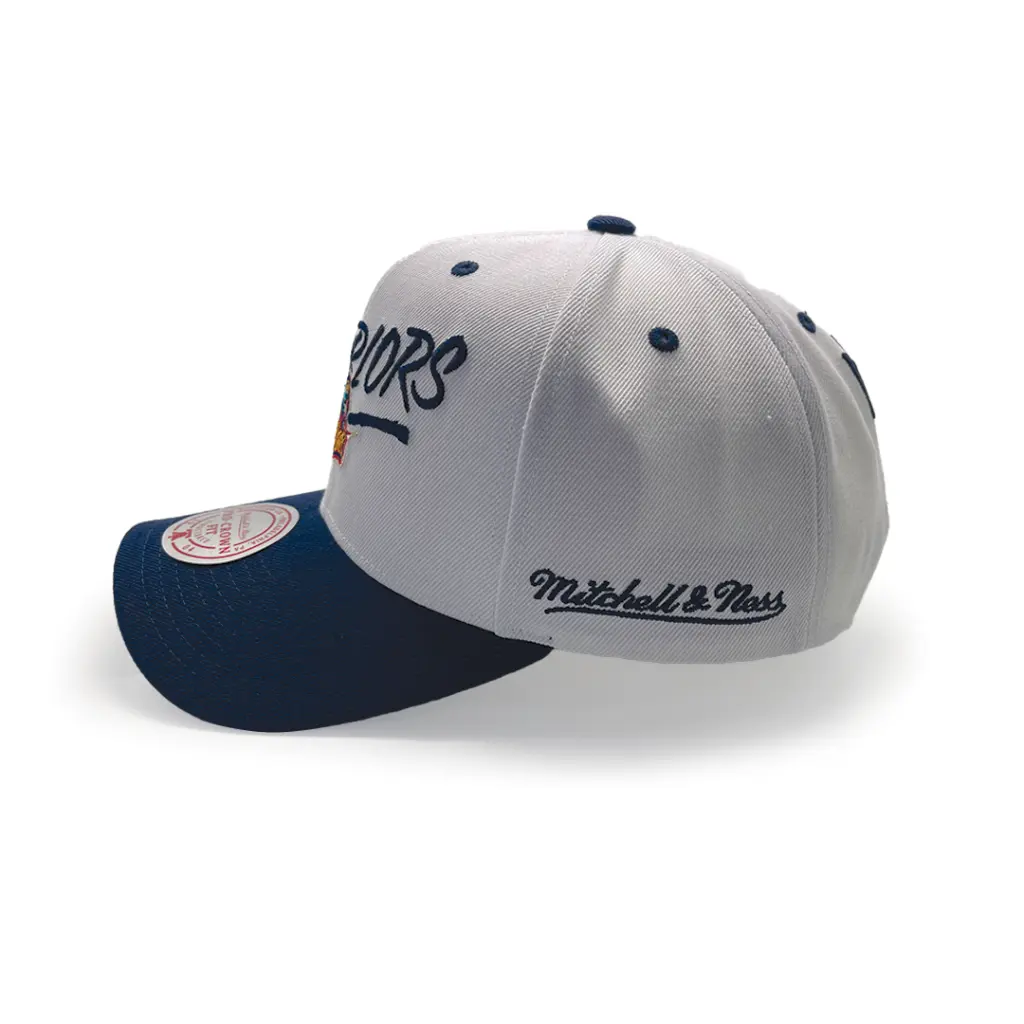 Mitchell & Ness - Mitchell & Ness Golden State Warriors NBA Classic Red Blaze Script White/Black OSFM MNGW2099