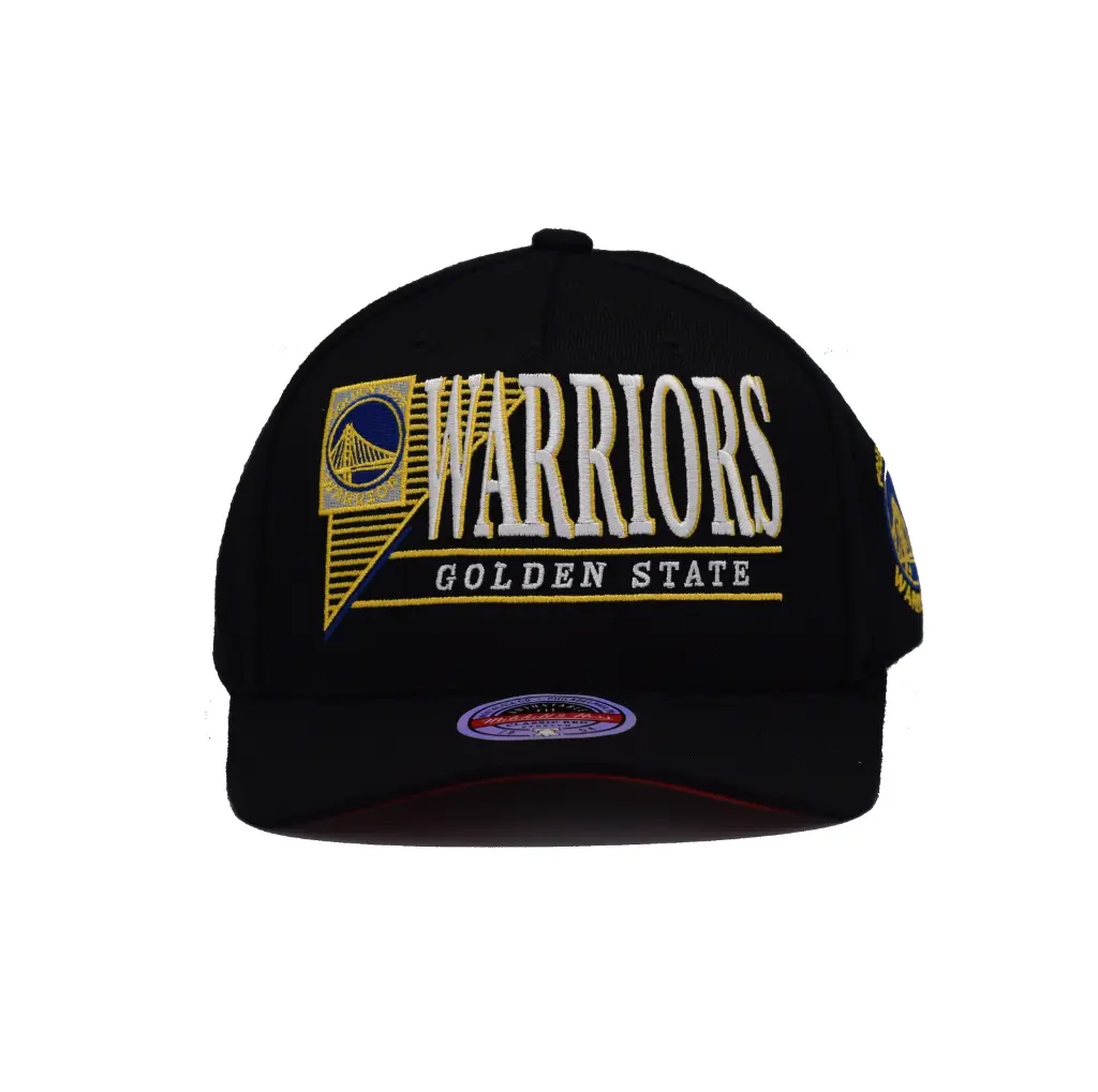 Mitchell & Ness - Mitchell & Ness Golden State Warriors NBA Horizon Black OSFM MNGW21295
