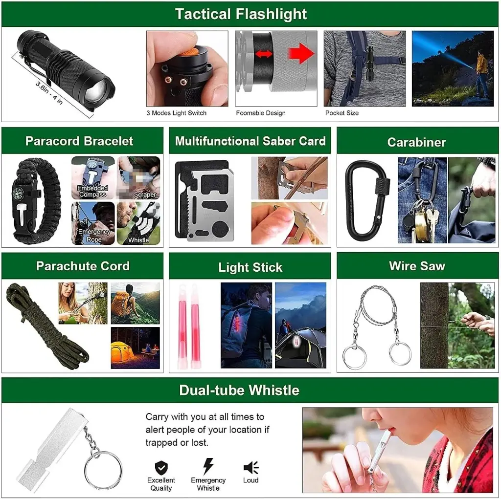 142 Piece Military Prepper Survival Kit_53