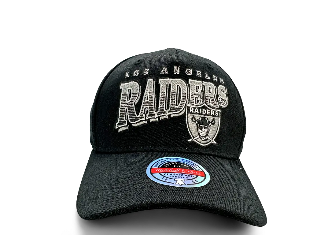 Mitchell & Ness - Mitchell & Ness Las Vegas Raiders MVP Line Work Black OSFM