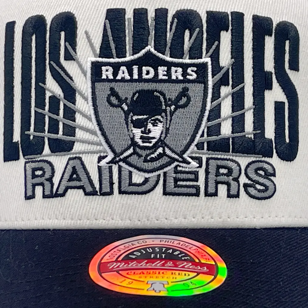 Mitchell & Ness - Mitchell & Ness Las Vegas Raiders MVP Post Up Vintage White OSFM