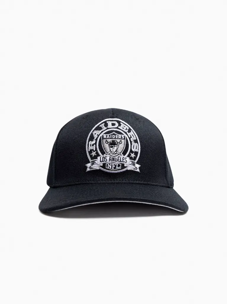 Mitchell & Ness Las Vegas Raiders NFL Emblem MVP Black/Silver OSFM MNLR3116_5489