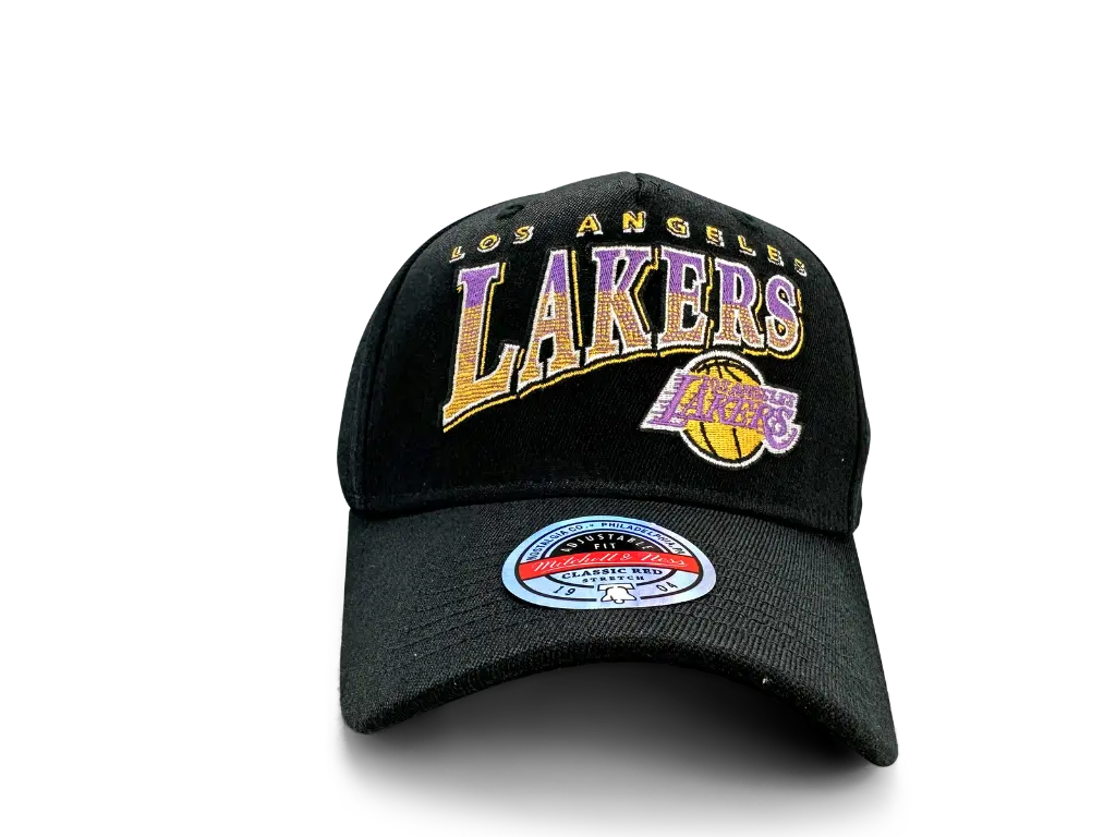 Mitchell & Ness - Mitchell & Ness Los Angeles Lakers MVP Line Work Black OSFM