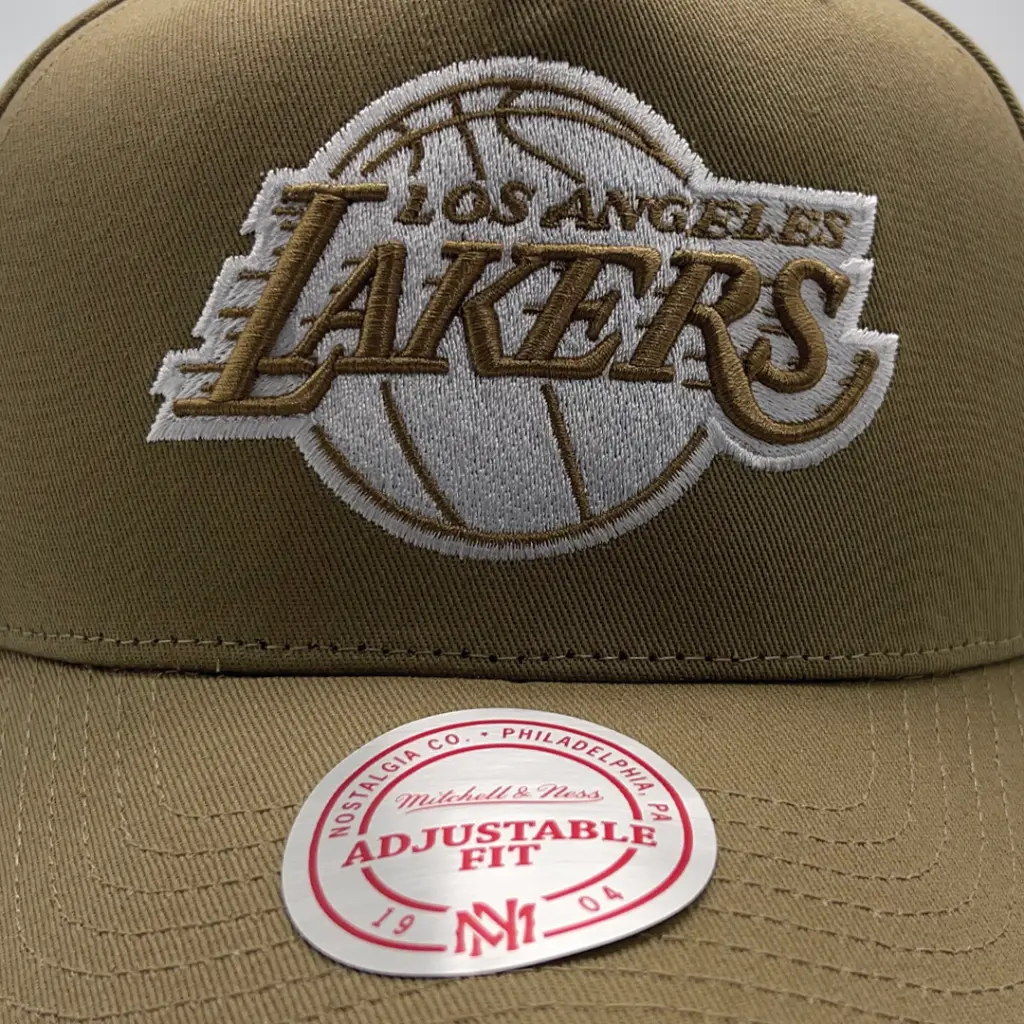 Mitchell & Ness Los Angeles Lakers NBA Classic Red Core Sport Khaki OSFM MNLL2002_5583