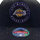 Mitchell & Ness Los Angeles Lakers NBA Circle Patch Black OSFM MNLL23147A_5586