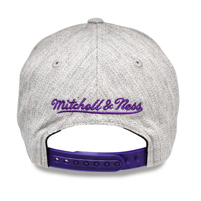 Mitchell & Ness - Mitchell & Ness Los Angeles Lakers NBA Team Heather P Panel Heather Grey OSFM MNLL20016