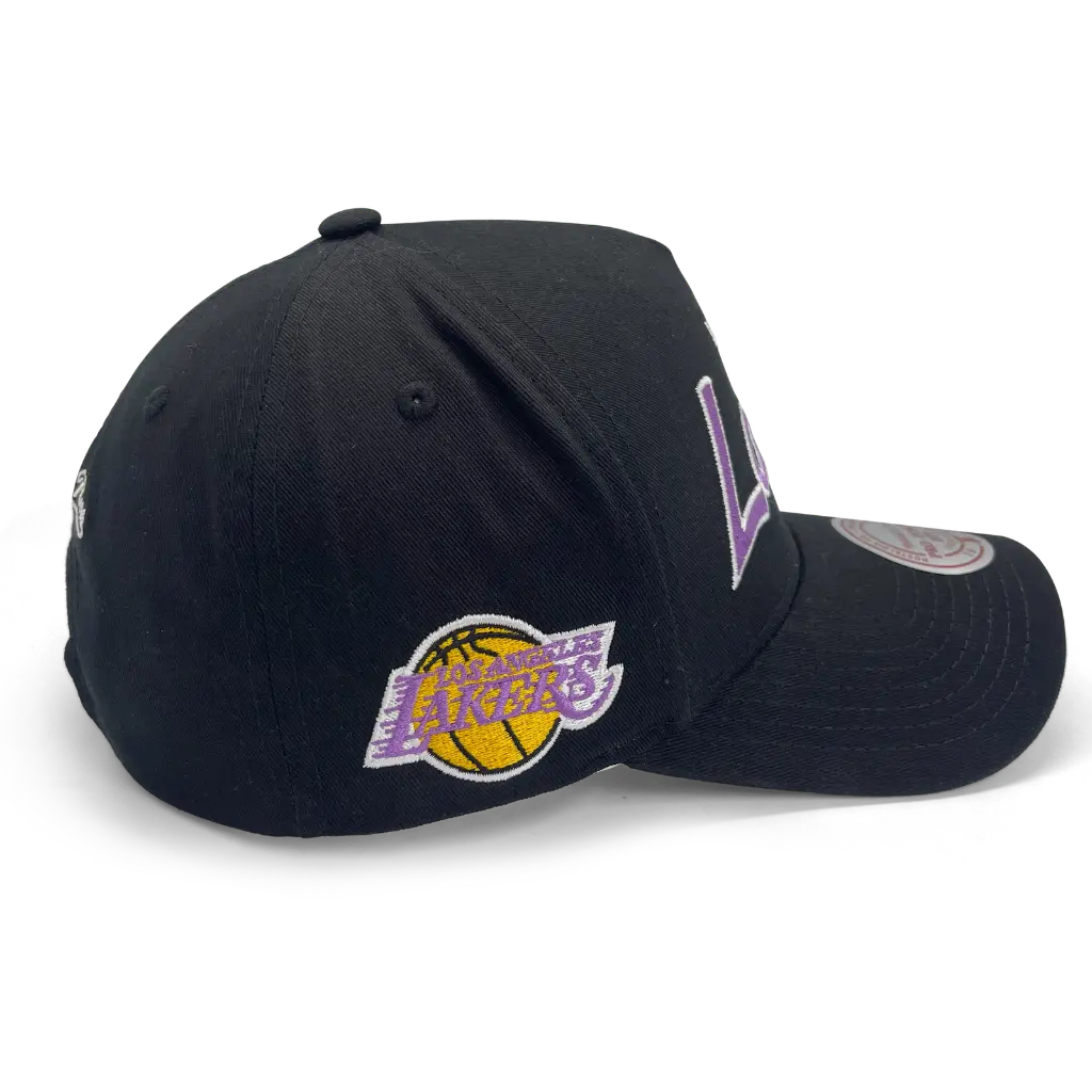 Mitchell & Ness - Mitchell & Ness Los Angeles Lakers Pro Crown Pinch Core Black OSFM