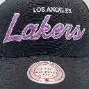 Mitchell & Ness - Mitchell & Ness Los Angeles Lakers Pro Crown Pinch Core Black OSFM