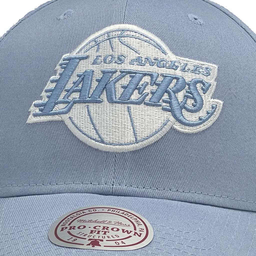 Mitchell & Ness Los Angeles Lakers Pro Crown Seasonal Spring Sky Blue OSFM_5654
