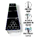 Beer Pong Table | 8ft Aluminium | Black_569