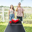 What You Need - Beer Pong Table | 8ft Aluminium | Black