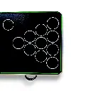 Beer Pong Table | 8ft Aluminium | Black_572