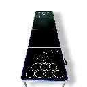 What You Need - Beer Pong Table | 8ft Aluminium | Black